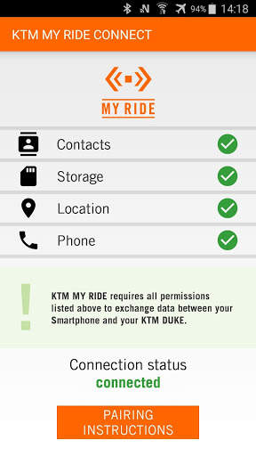 KTM MY RIDE CONNECT screenshot 5