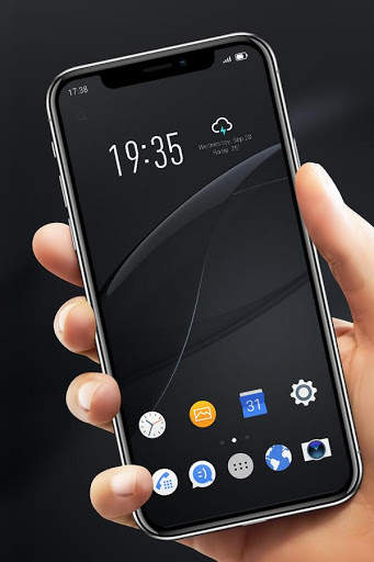Abstract theme Black business reflection for REDMI screenshot 4