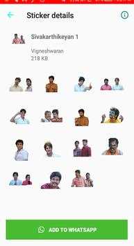 Sivakarthikeyan What's Up Stickers App in Tamil screenshot 2