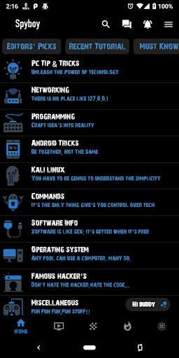 Spyboy: Ethical Hacking, Pc Tip & Trick's Tutorial screenshot 1
