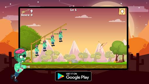 Save Zombie : Bow Master screenshot 4