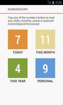 Numeroscope - Daily Horoscope screenshot 1