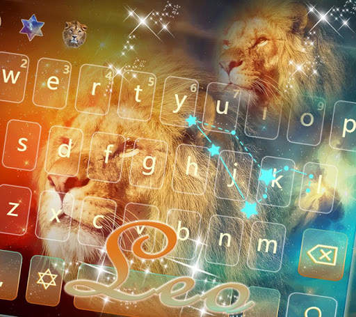 Leo Lion keyboard Leo Zodiac screenshot 3