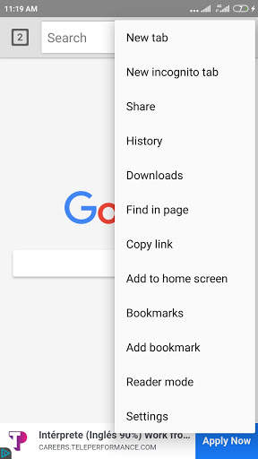 Fast Web Browser screenshot 2