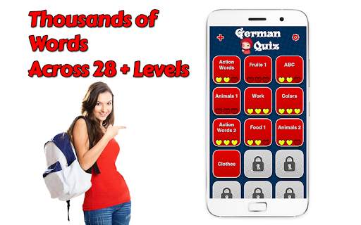Game to learn German Voca screenshot 1