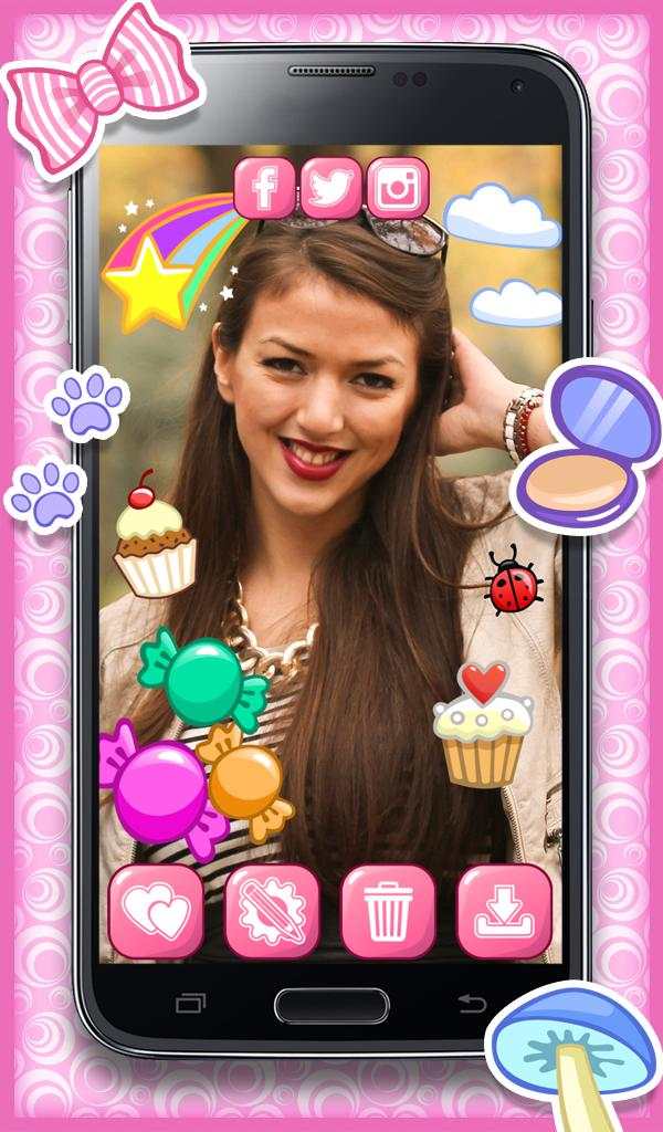 Cute Stickers Photo Editor 7 تصوير الشاشة