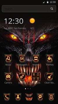 Horror Devil Skull Blood King Theme screenshot 4