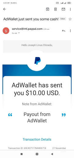 Adwallet: Watch & Earn स्क्रीनशॉट 2