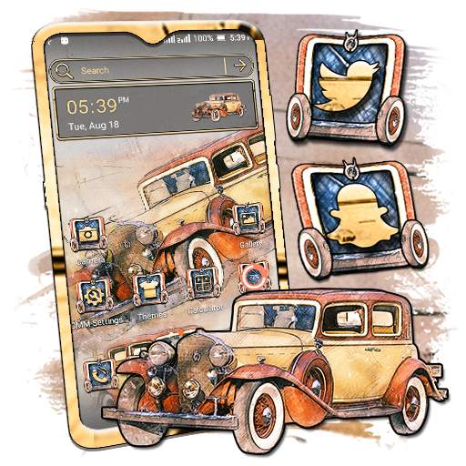 Vintage Car Painting Theme 1.0.0