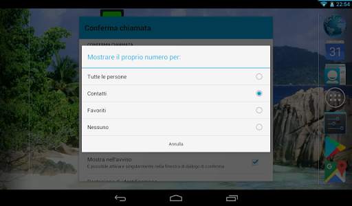 Conferma chiamata screenshot 6