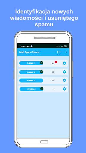 Mail Spam Cleaner - Oczyść Swoją Pocztę Email. screenshot 2