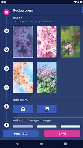 Sakura Flower Live Wallpaper screenshot 1