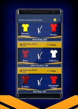 International Club Cup Pre-season 2018 Full screenshot 5