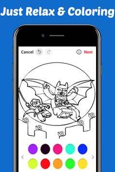 Learn Coloring for Lego Bat Man Heroes by Fans screenshot 2