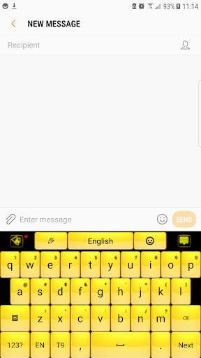 Yellow Keyboard स्क्रीनशॉट 1