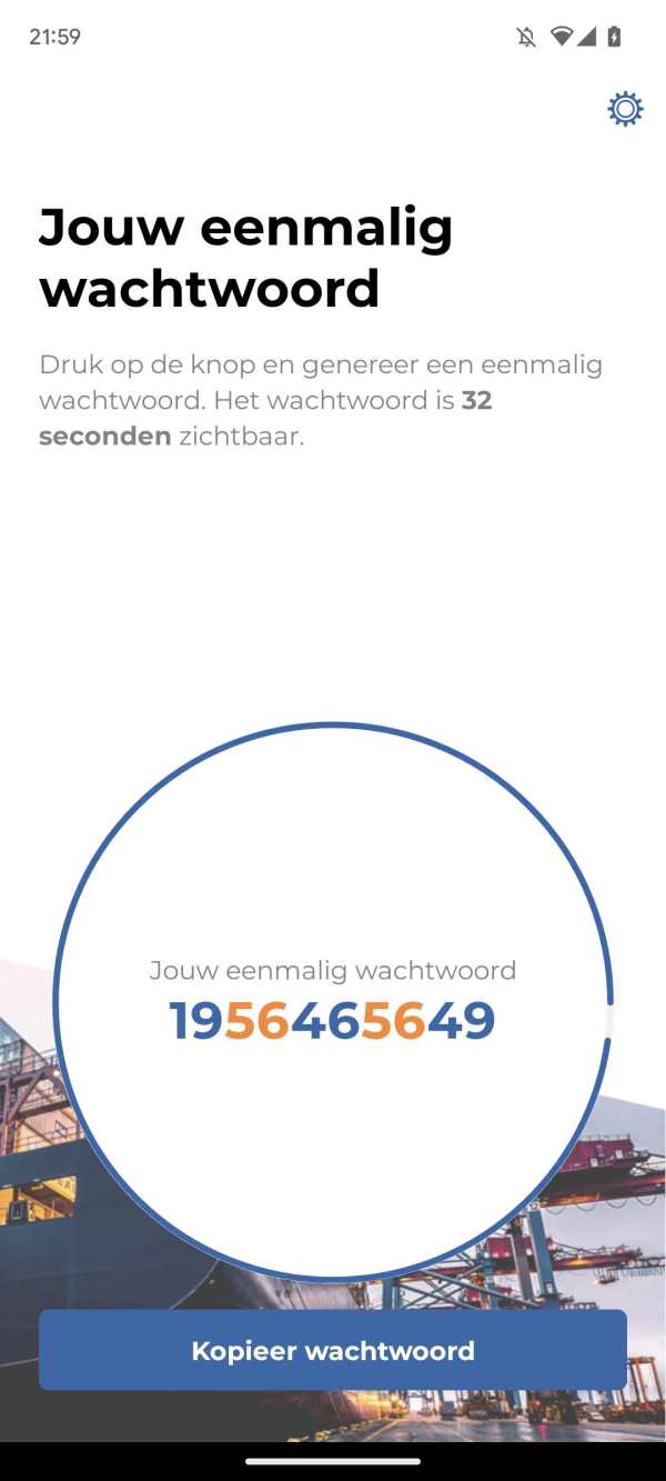 OTP-app screenshot 2