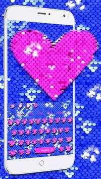 Glitter Sequins Keyboard Theme screenshot 4
