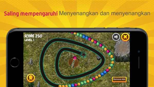 Marmer ledakan bola puzzle screenshot 1