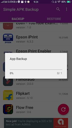 Simple APK Backup screenshot 3