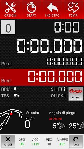 RaceTime - GPS Lap Timer LITE screenshot 3