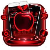 Red Neon Apple Theme icon