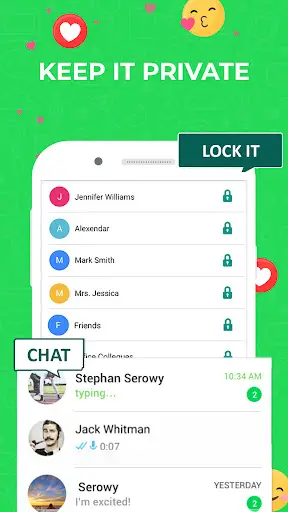 Chat Locker screenshot 2