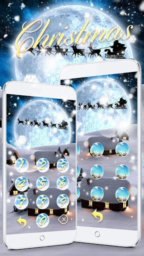 Silent Night Snow Christmas 2017 Theme screenshot 4