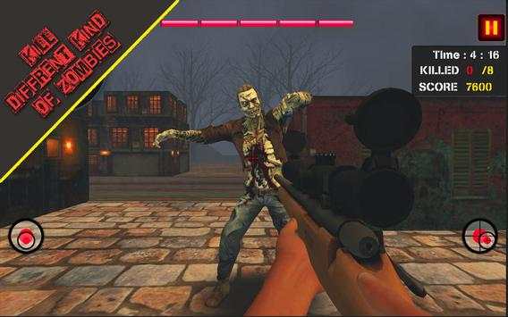 Dead Zombie Hunter 3D: Zombie Shooting Games screenshot 2
