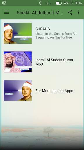 Sheikh Abdulbasit Mp3 Quran screenshot 3