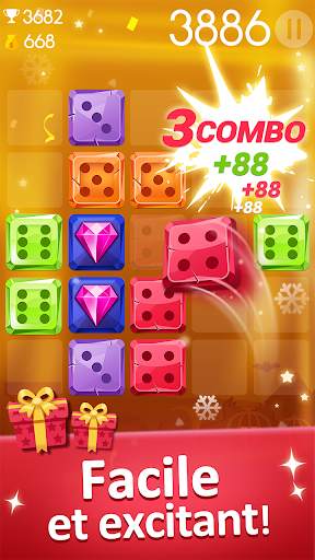 Jewel Games－Jeu Fusionner Dés screenshot 4