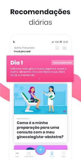 Calendário menstrual MIA - Ovulação e menstruação screenshot 6