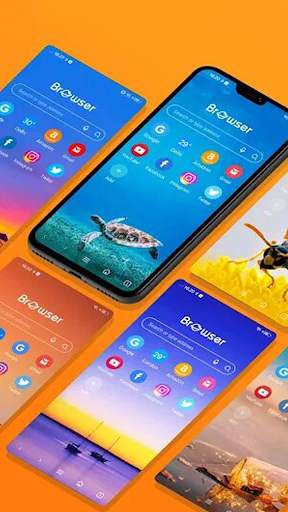 UI Browser - Fast & Secure Browser screenshot 1