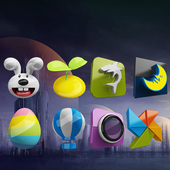 3D Planet icon