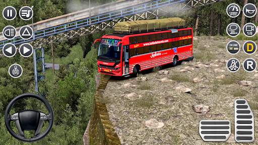 City Coach Bus Driving Adventure : Coach Bus Games screenshot 1