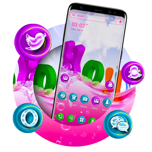Holi Launcher Theme icon