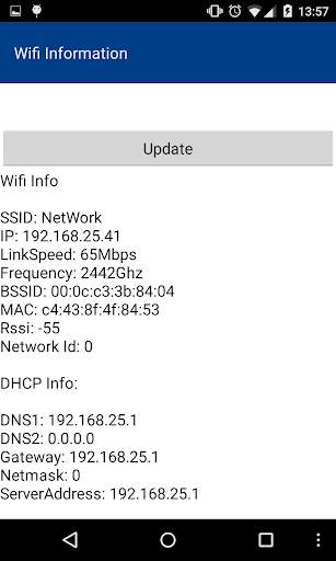 Information Wifi screenshot 1