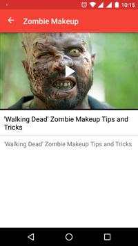 Zombie Face Makeup Video Tutorial - Zombie Makeup screenshot 6