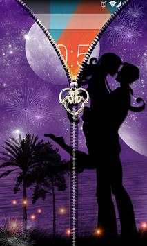 Romantic Night Zipper UnLock स्क्रीनशॉट 3