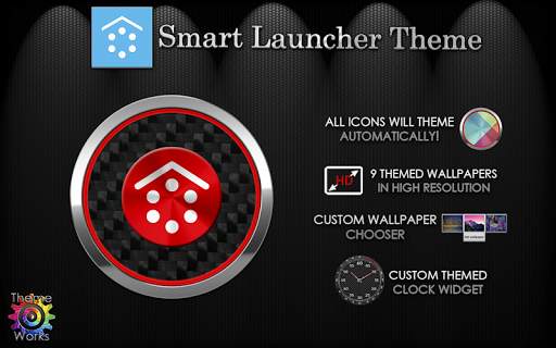 Smart Launcher Theme Carbon screenshot 10