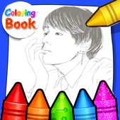 Coloring BTS K-POP Star icon