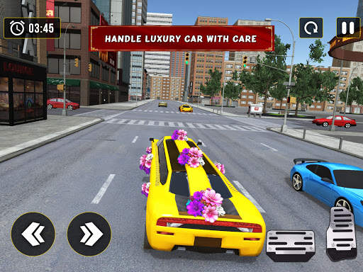 Luxury Wedding Limousine Taxi: 3D Car Driving 2021 screenshot 8
