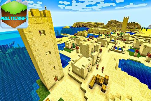 Multi Craft - mini block world building स्क्रीनशॉट 1