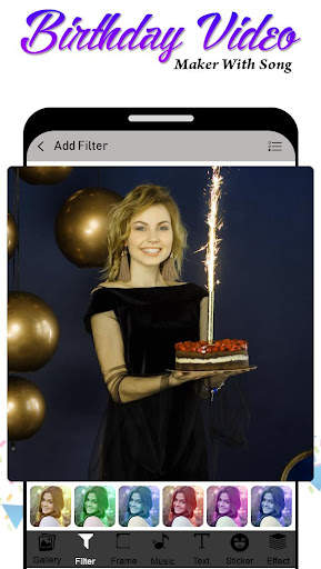 Birthday Video Maker with Song screenshot 2