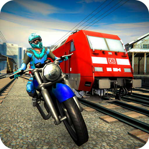 Railroad Bike Race 3D: Subway Moto Ride icon