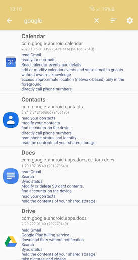 App Permission Info screenshot 3