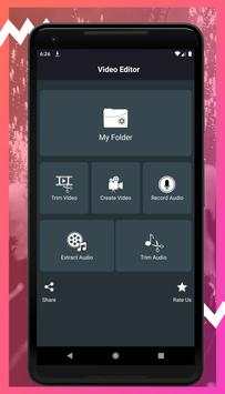 Video Maker App  -  Extract audio and Cut Video screenshot 5
