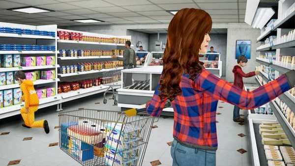 achats mall fille super marché achats Jeux 3d screenshot 1