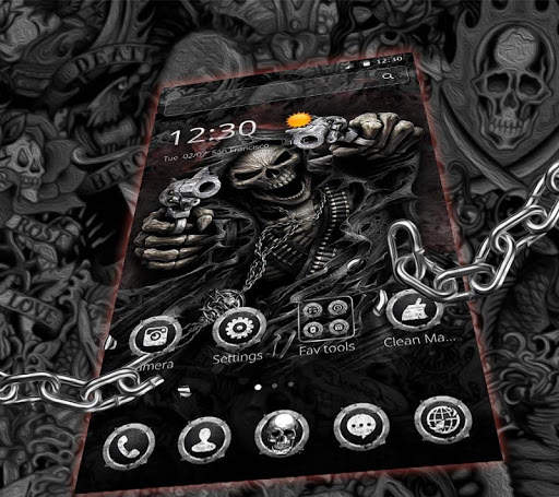 Hell Devil Death Skull Theme screenshot 5