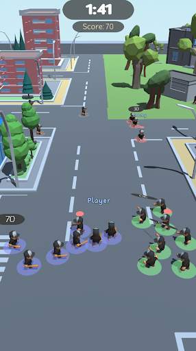 Crowd Clash Battle in the City screenshot 2