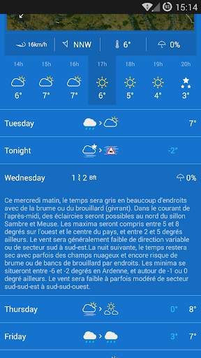 KMI - IRM: .be Weather screenshot 3